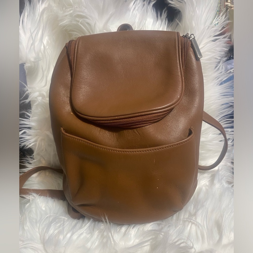 St. John's Bay Brown Backpack with Durable Design